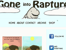 Tablet Screenshot of goneintorapture.com